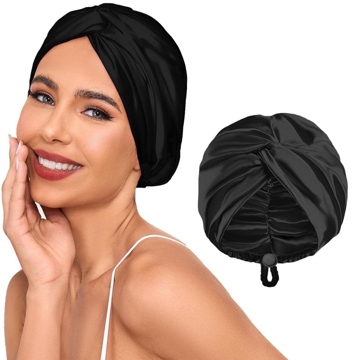 Stylingový doplnok SOHO: Turban z hodvábneho saténu – 1 kus