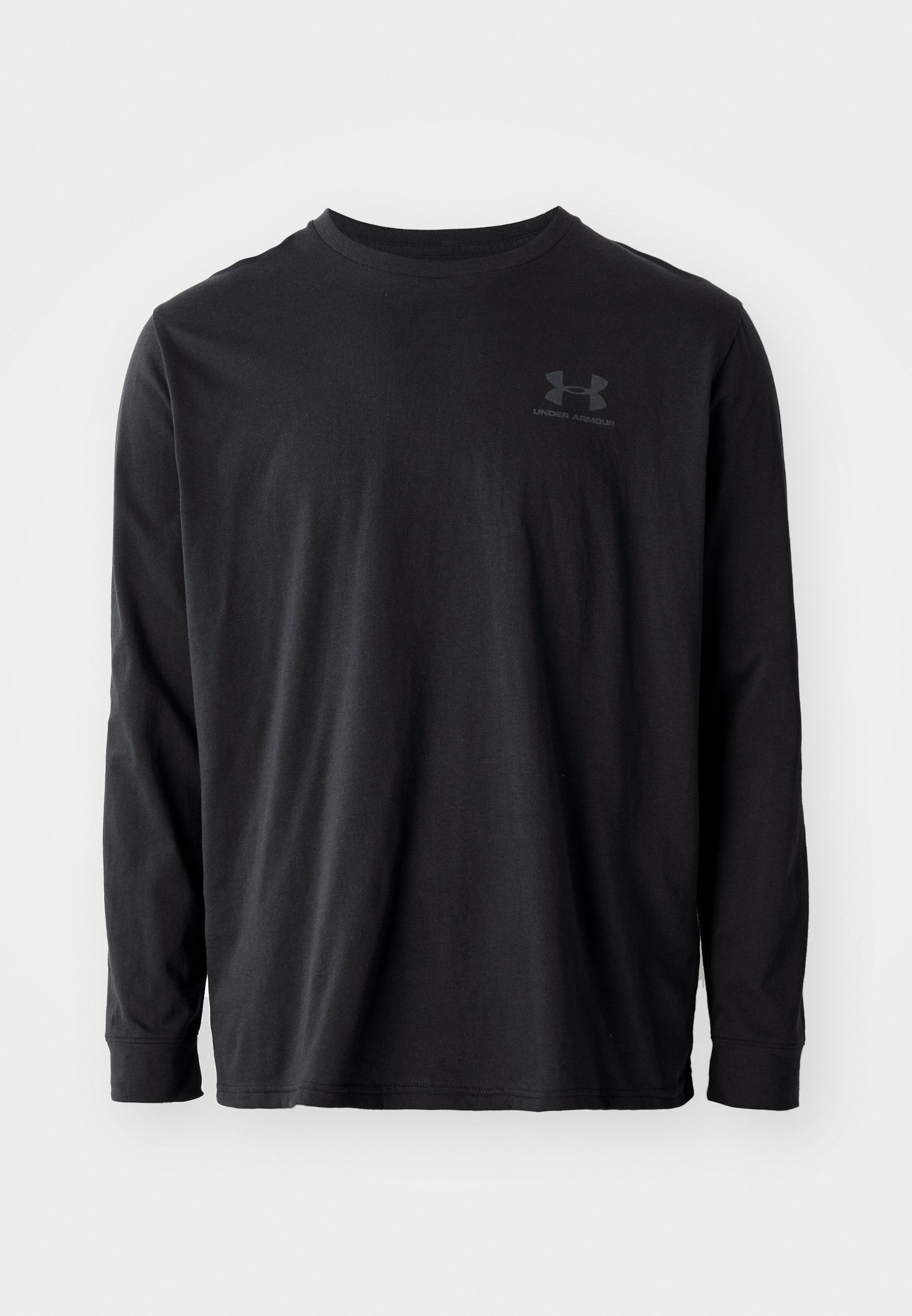 Under Armour LEWA KLATKA PIERSIOWA - Bluzka z długim rękawem - czarny/szary
