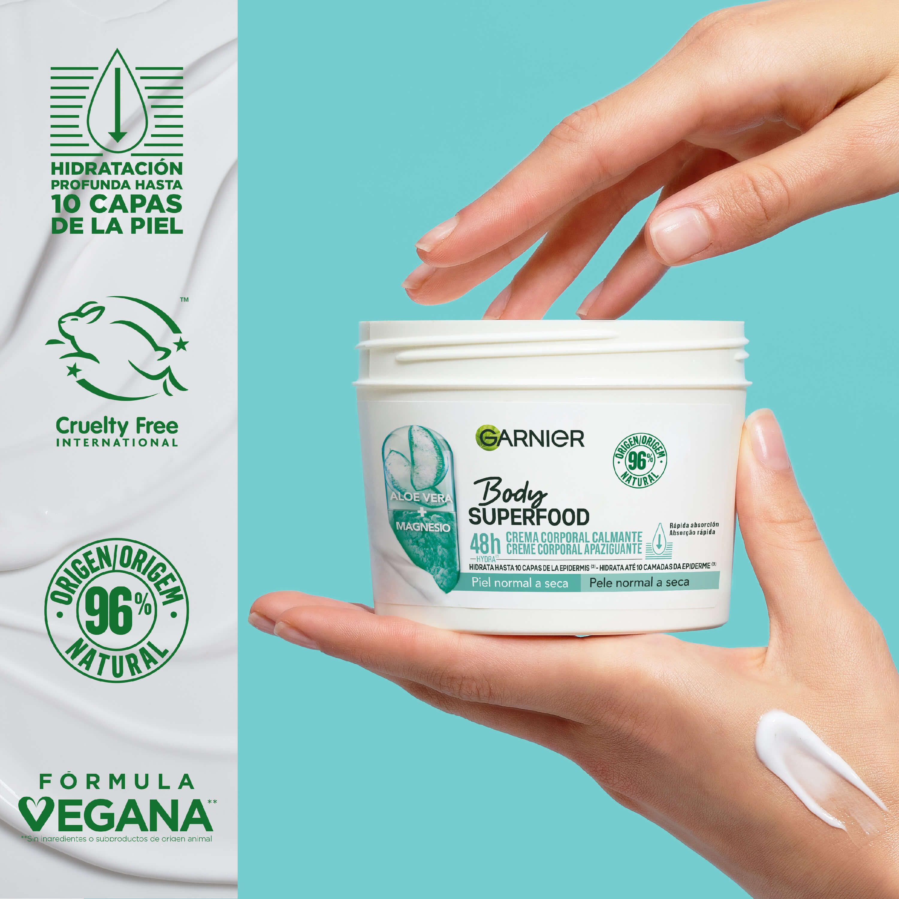 Umirujuća krema za tijelo Body Superfood s aloe verom i magnezijem Mlijeko za tijelo i losioni za tijelo