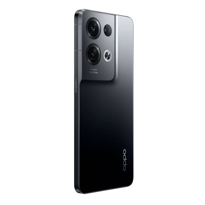 Smartphone OPPO Reno8 Pro 256Go 5G Noir Glacé - Double SIM - Lecteur d'empreintes digitales