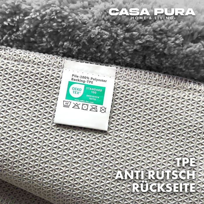 Tapis de bain Sky Uni Gris argenté 60 x 100 cm