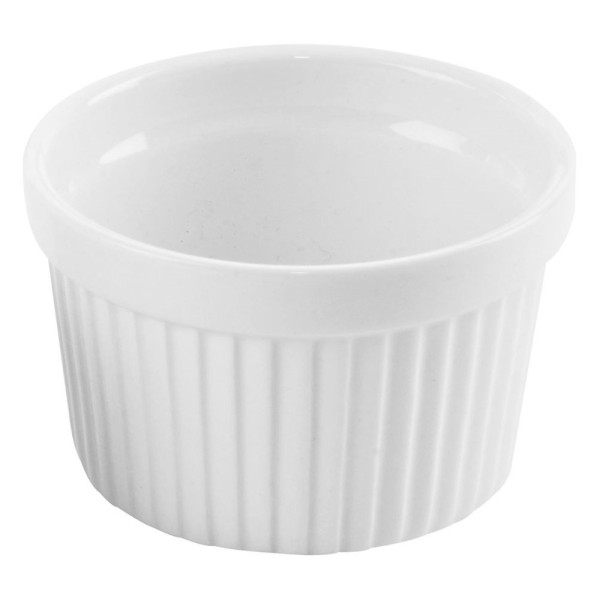 Miseczka do zapiekania kokilka porcelanowa biała 9cm, 200 ml