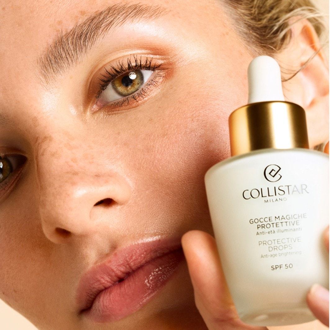 „Collistar“ veido skysčio, apsaugančio nuo saulės, lašai nuo SPF 50, 10 ml