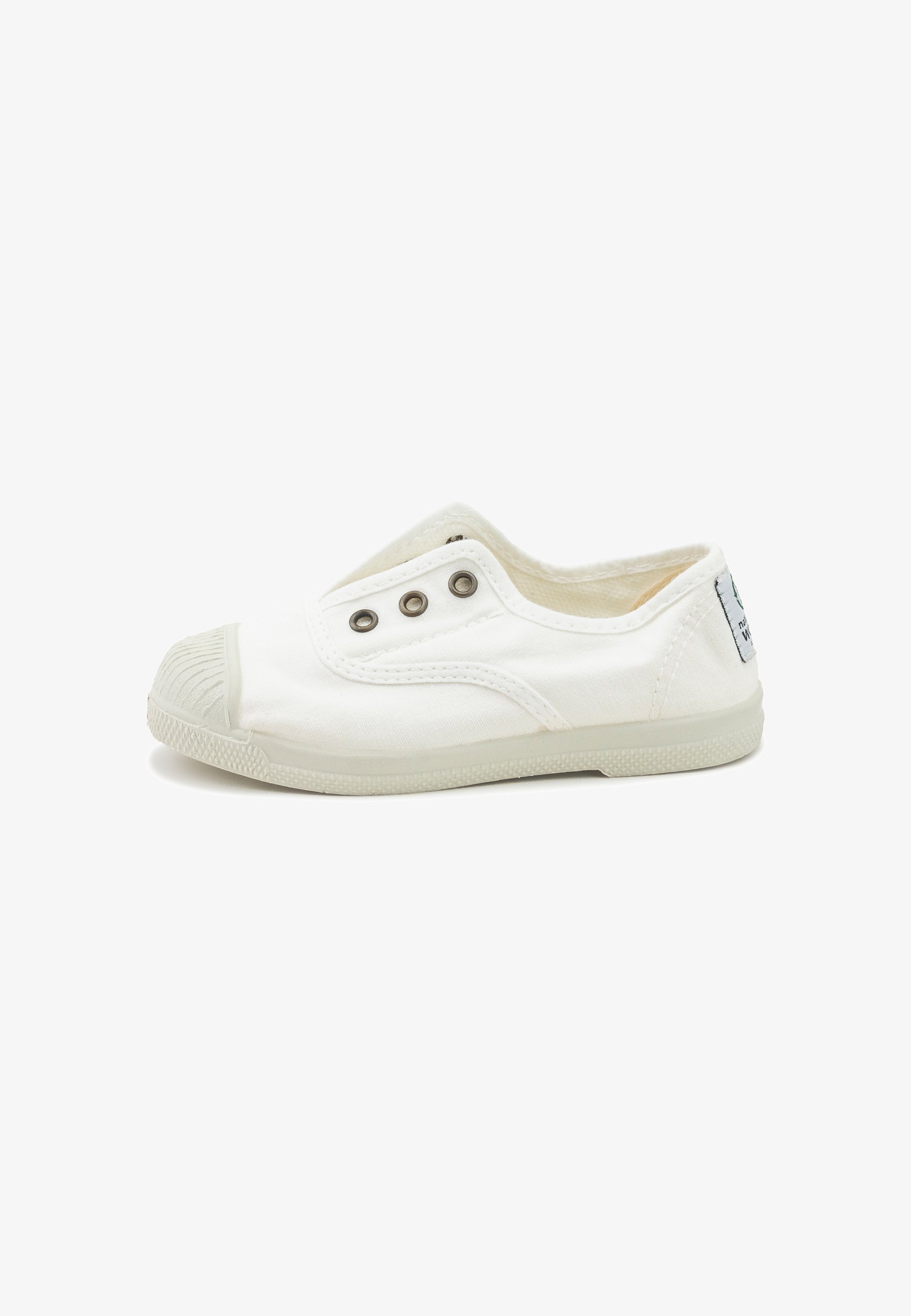 Natural World TENISOVÉ PAPUČE ELASTICO ENZYMATICO - Detské topánky - biela