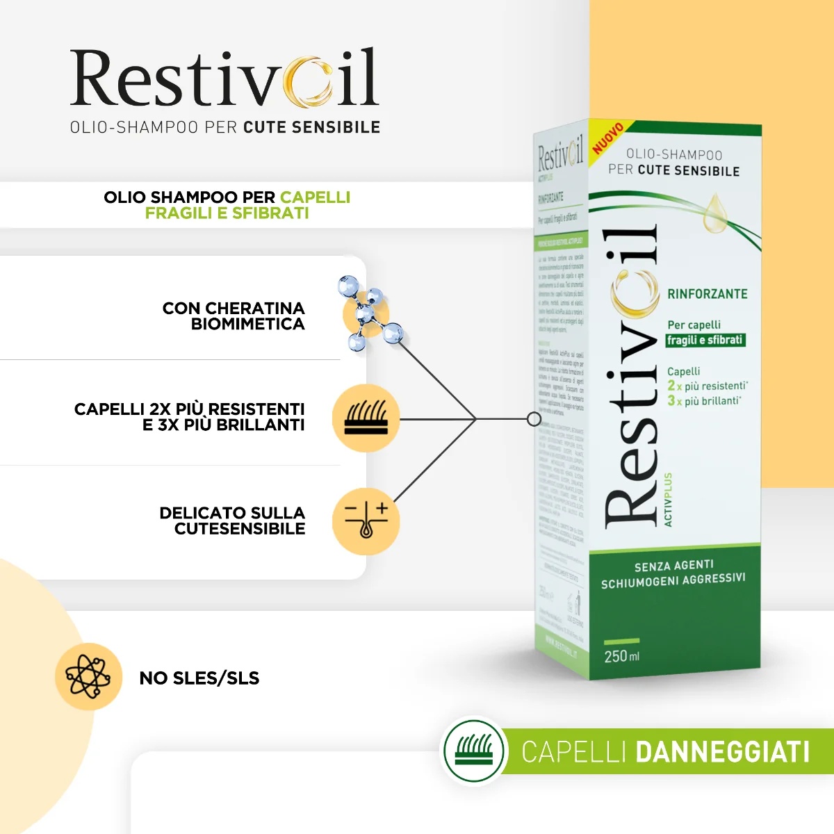 RESTIVOIL Shampoing Restivoil Activ Plus 250 ml