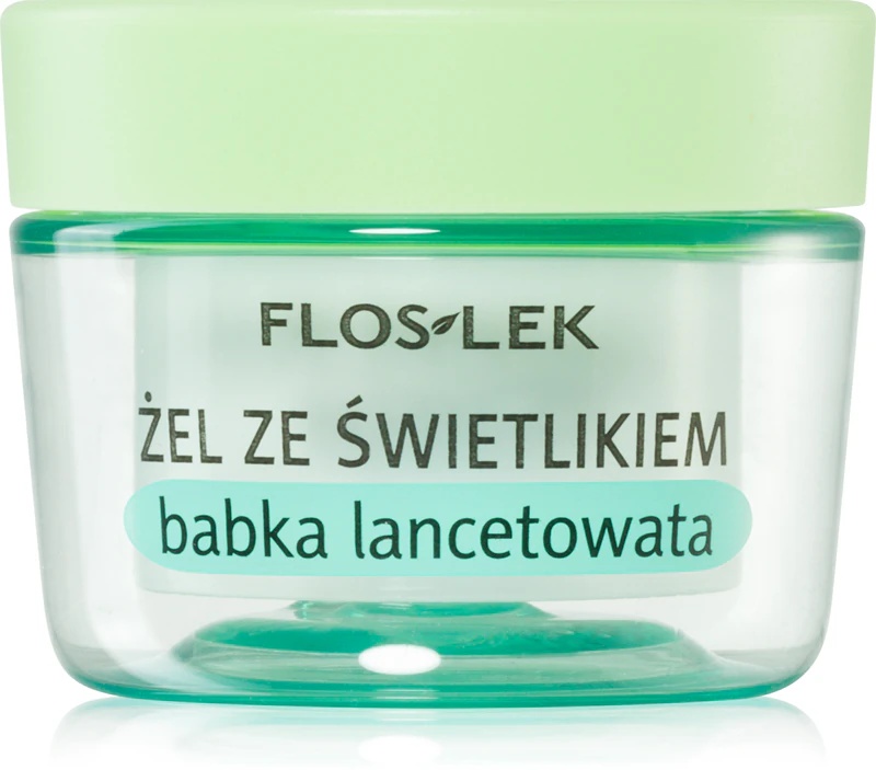 FlosLek Laboratorium Eye Care acu gels ar acu buķeti un ceļmallapu plantānu
