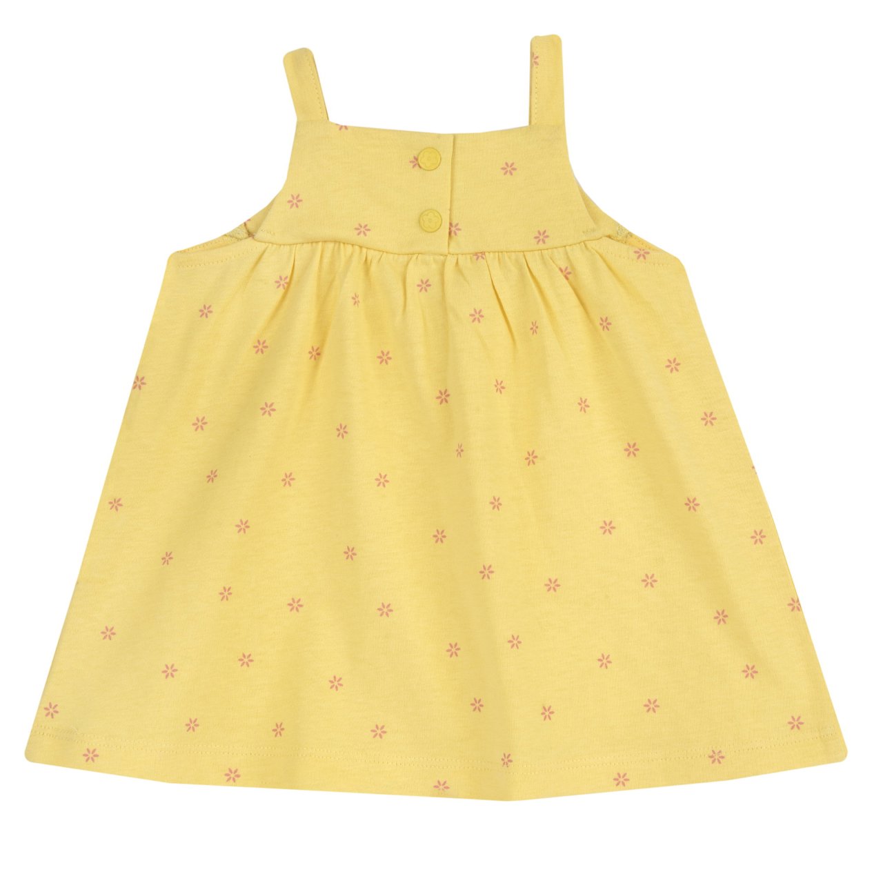 Vestido amarillo estampado floral