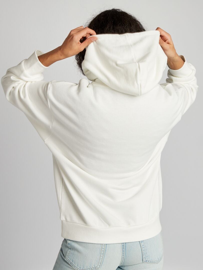 San Diego hoodie met kangoeroezak - WIT