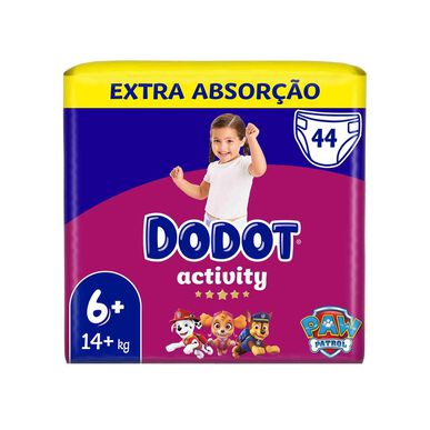 Dodot Baby Aktivitetsbleier 14 kg Størrelse 6 44 stk 44 stk