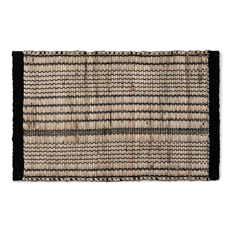 Serviette de table 33 x 48 cm en jute noir