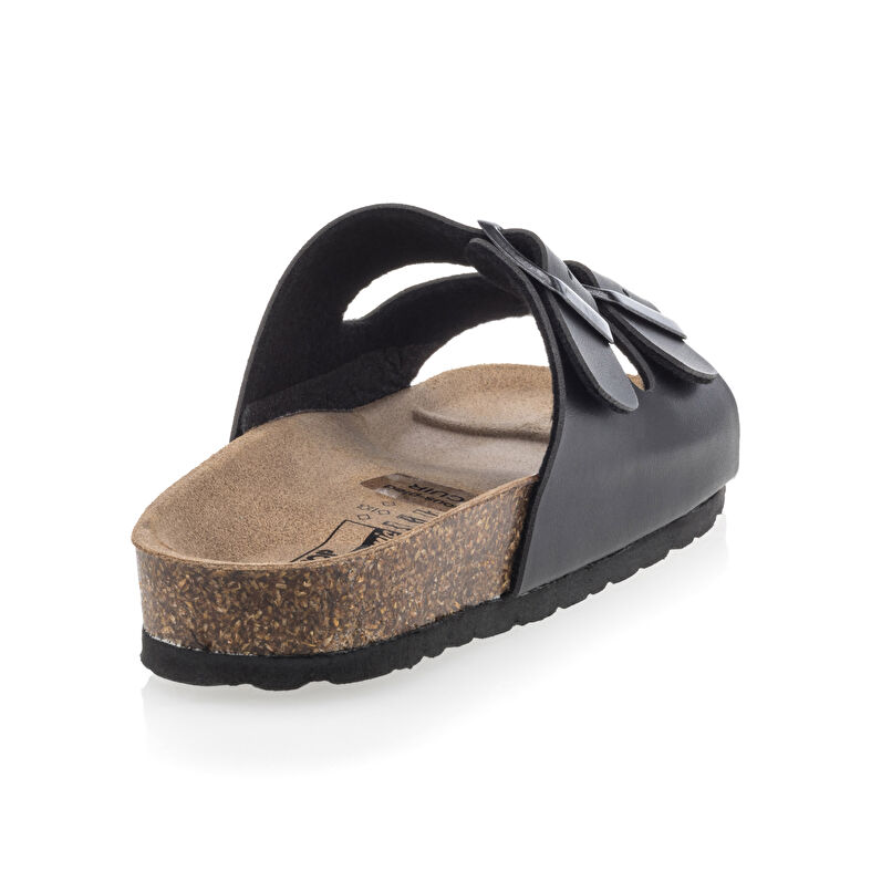 Sandali neri da donna / Scarpe aperte in punta