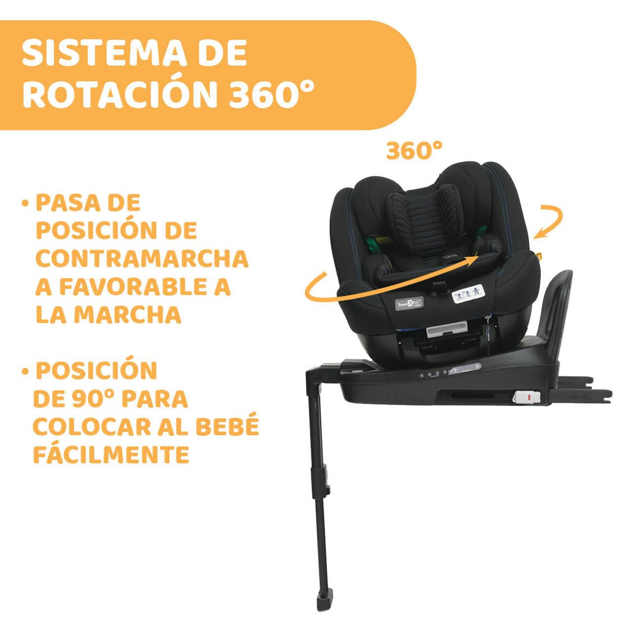 Seat3Fit i-Size Air Zip&Wash (40-125 cm)