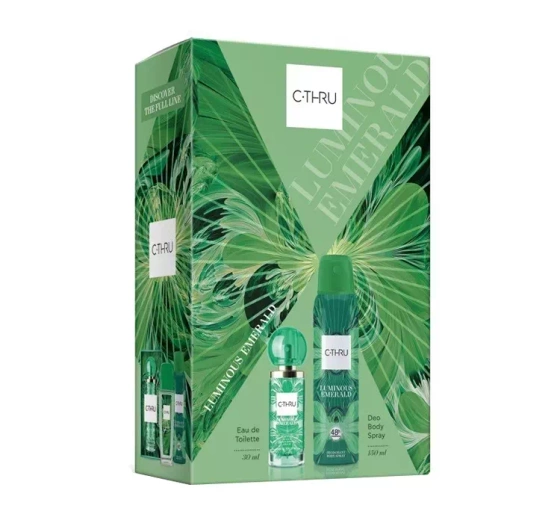 C-Thru Luminous Emerald woda toaletowa spray 30 ml   dezodorant spray 150 ml