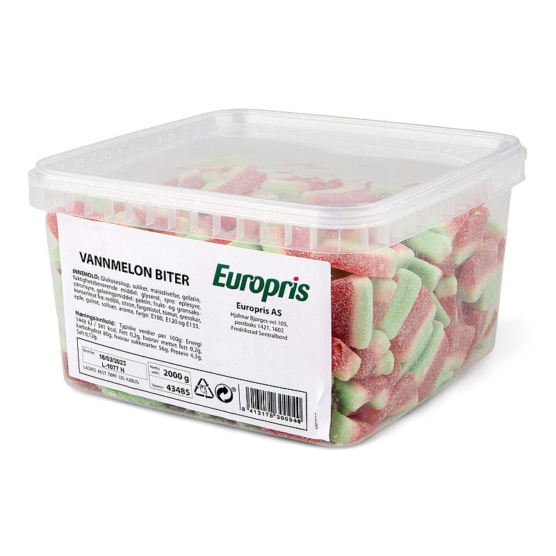 KnallGoodt Vesimelonin paloja 2,0 kg