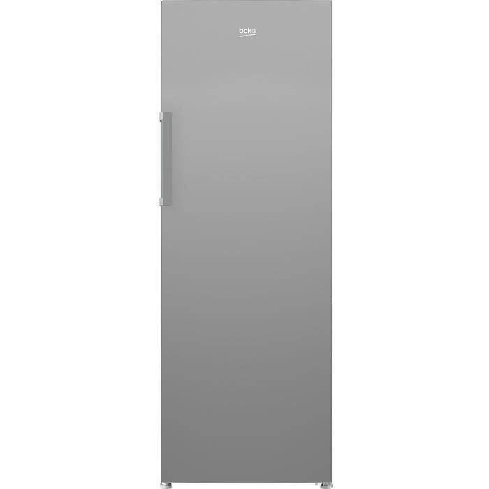 Frigorífico de una puerta - BEKO - RSSE415K40SN - 367 L - Compartimento 0-3° - Clase energética E - 171,4 x 59,5 x 70 cm - Plata