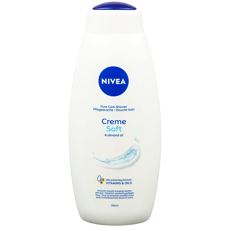 Nivea Douchecrème Zacht 750 ml