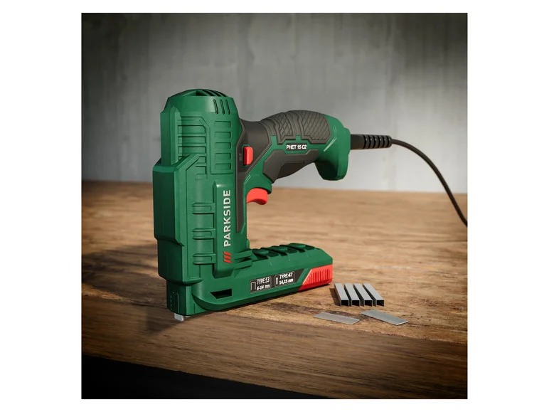 PARKSIDE® PHET 15 C2 sähköinen nitoja/naulain, 70 W