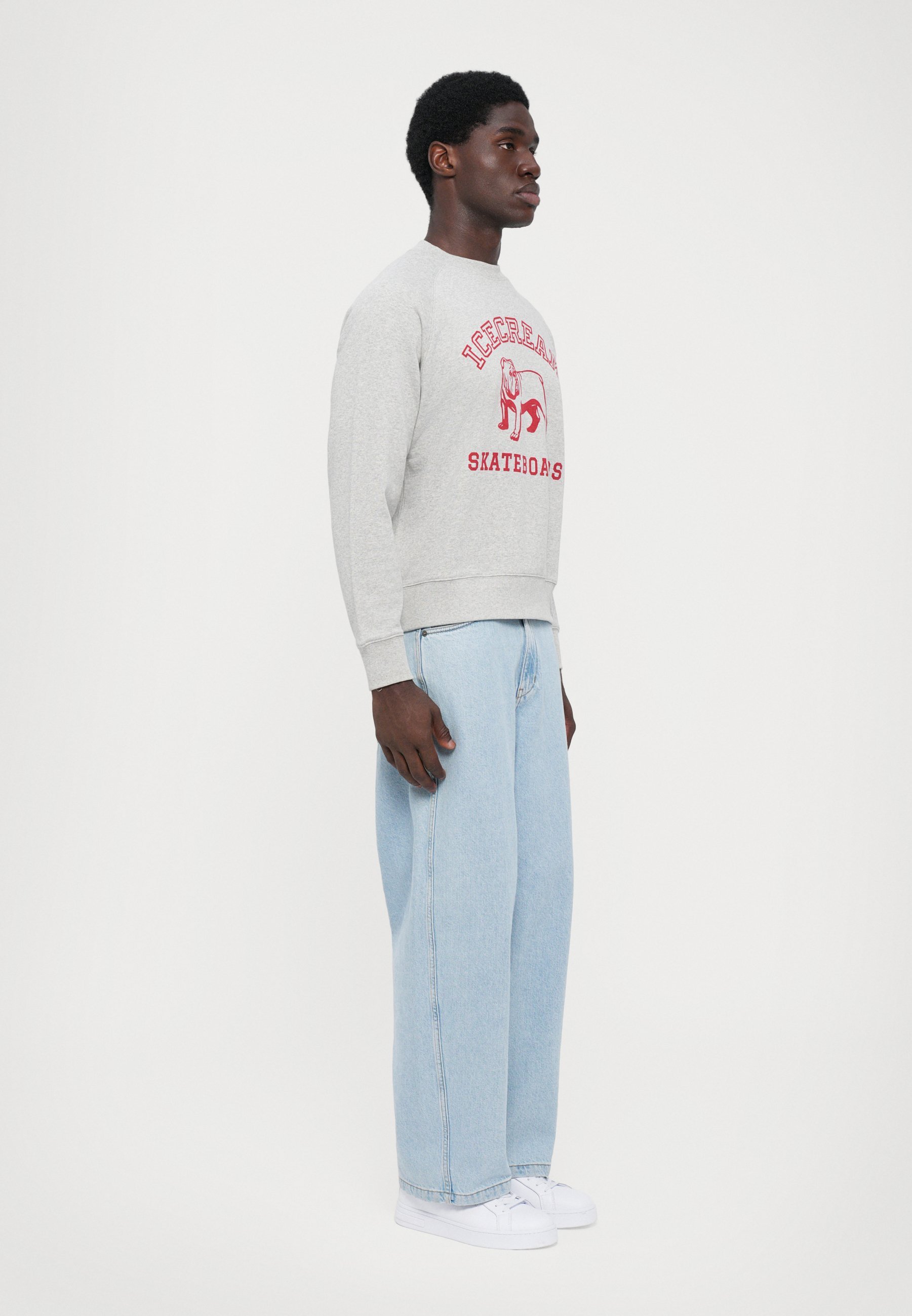 Moletom Icecream BULLDOG CREWNECK - cinza