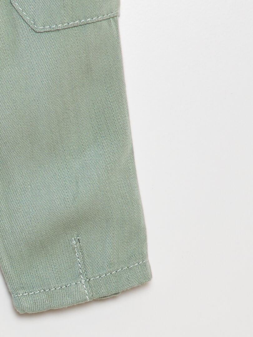 Lichtgewicht broek met meerdere zakken - GROEN