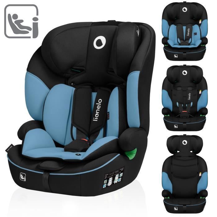 Seggiolino auto convertibile LIONELO Levi i-Size - 76-150 cm - Gruppo 1/2/3 - Blu