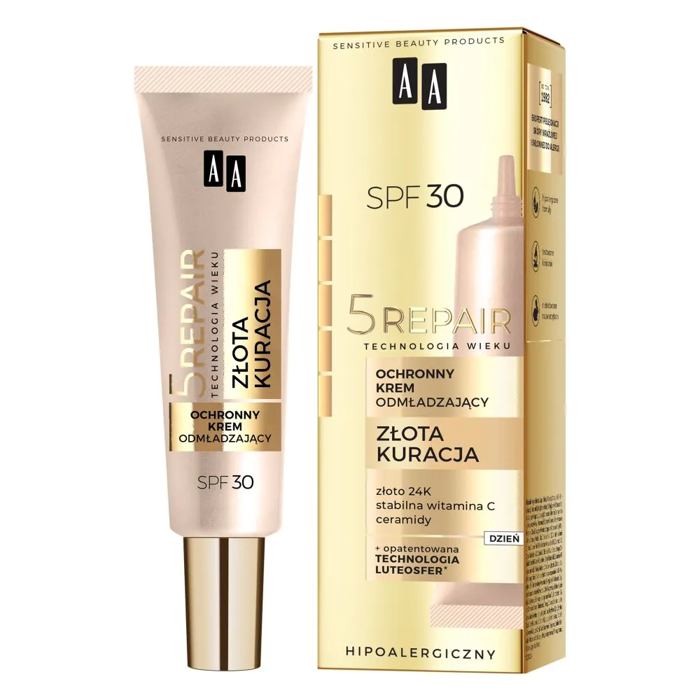 AA Technologia Wieku SPF30 Złota Kuracja - Ochronno-odmładzający krem 50ml
