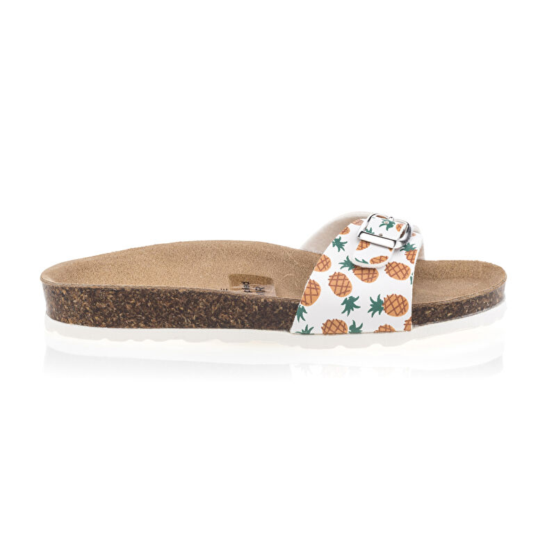 Hvite sandaler / sko med åpen tå for jenter
