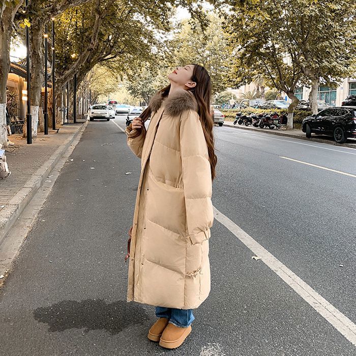 Chaqueta acolchada para mujer - FUNMOON - Cortavientos y con capucha - Rosa