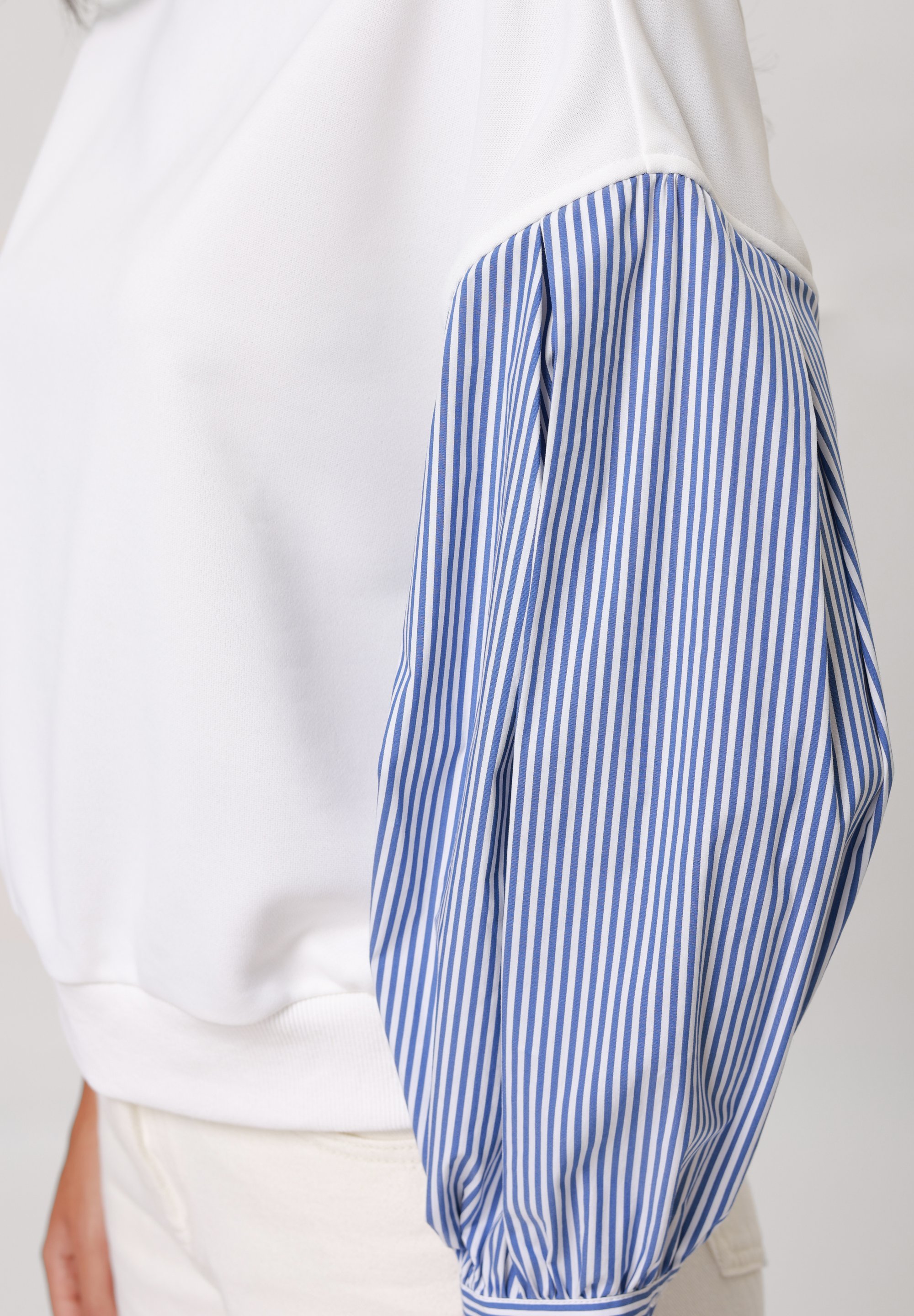 Sweat-shirt Anna Field - blanc/bleu
