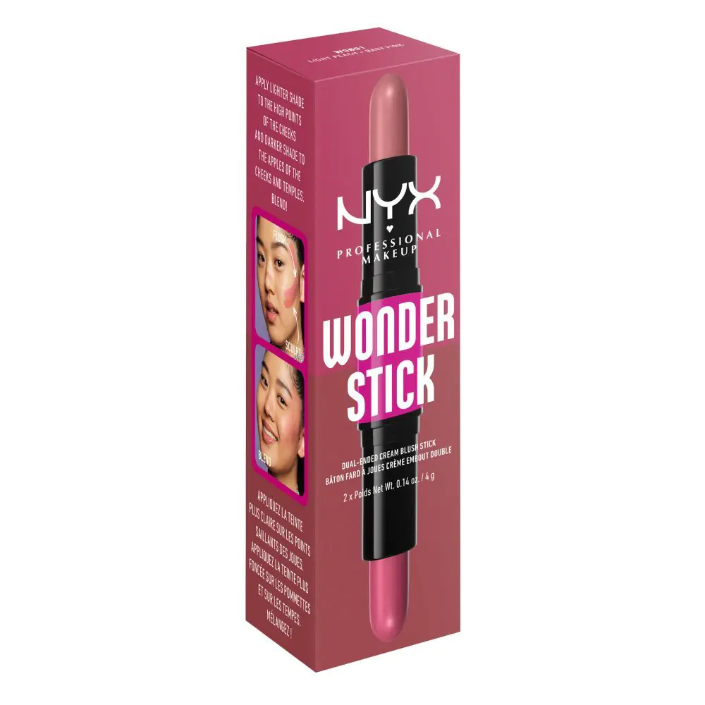 NYX Wonder Stick Róż w kremie Light Peach + Baby Pink