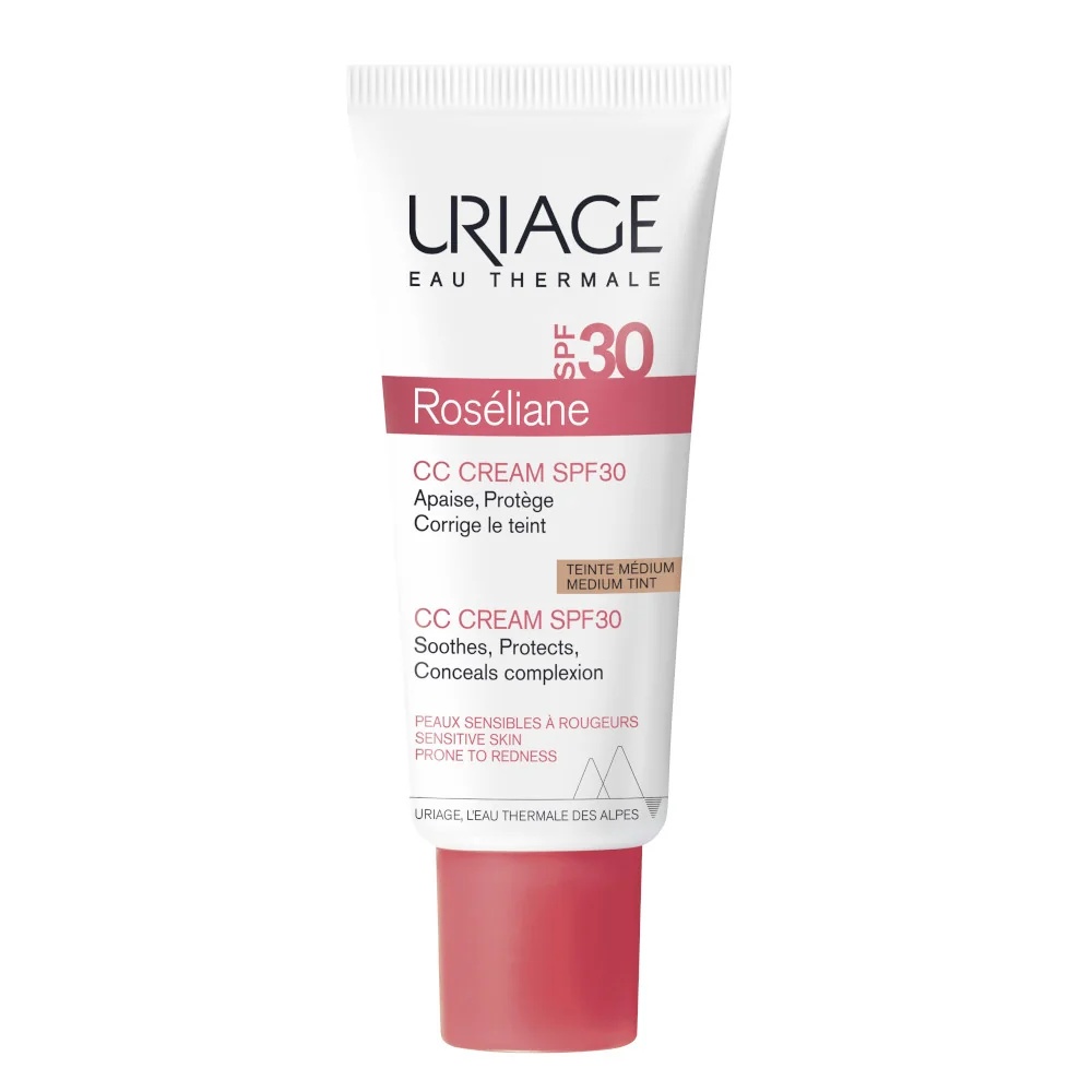 URIAGE Uriage Rosèliane CC kreem SPF 30 ühtlustav näokreem 40 ml ühtlustab nahatooni