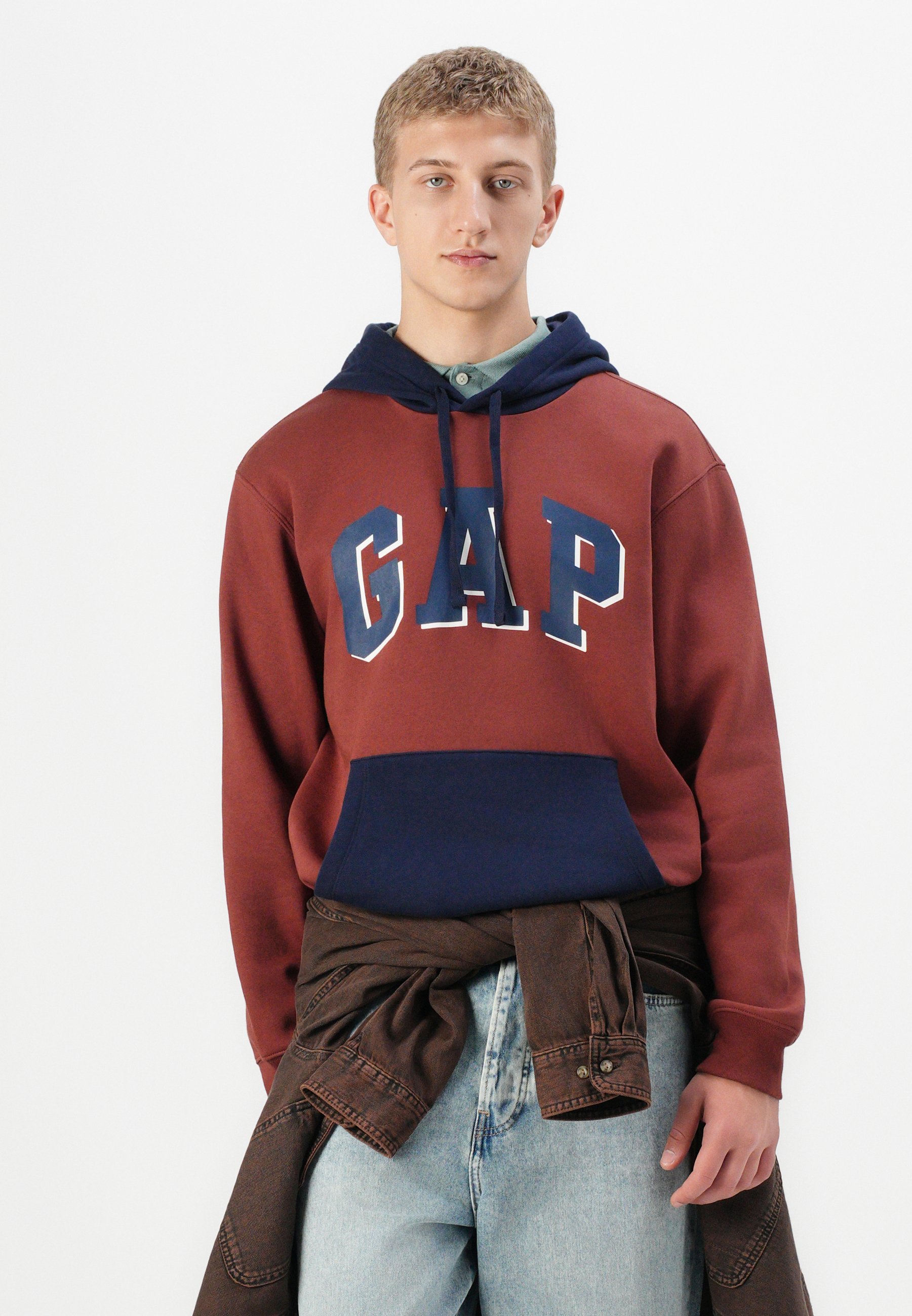 GAP HERITAGE LOGO - Hanorac - burnt russet