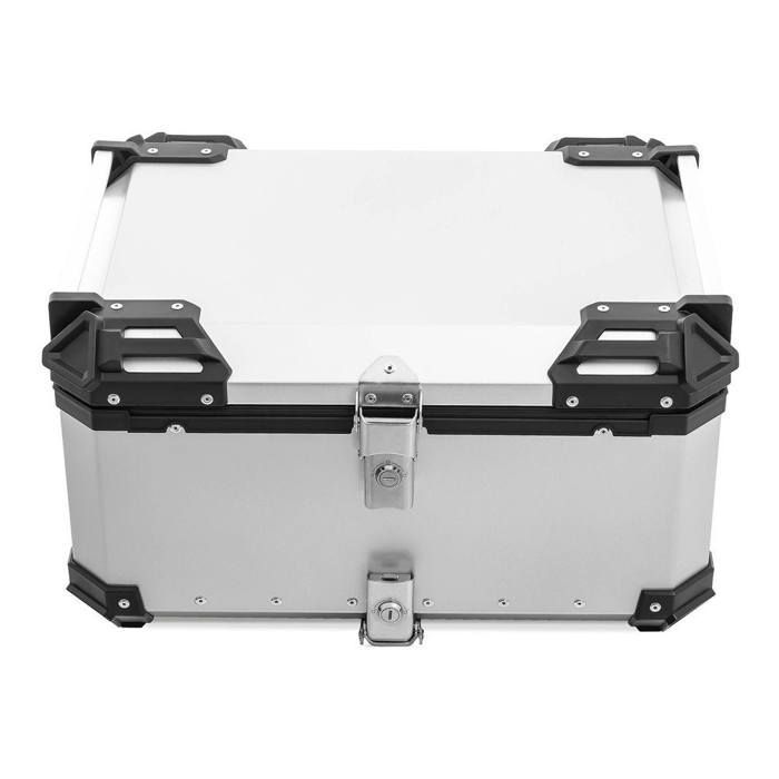 Bagtecs XB65 Aluminum Motorcycle Top Case - 65 Liters - Waterproof - Durable - Eyelet Mounting