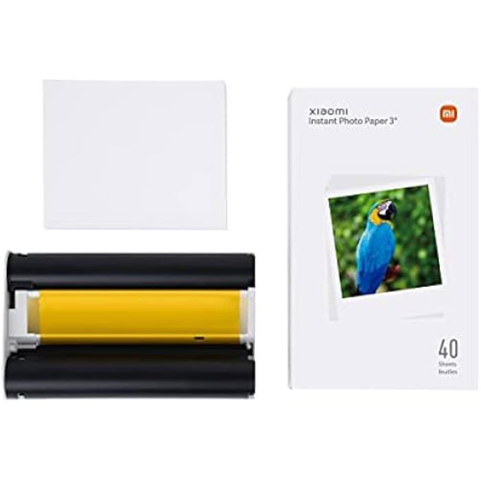 Imprimante Photo Portable Xiaomi Mi Instant 1S - Papier (3 pouces, 40 feuilles)