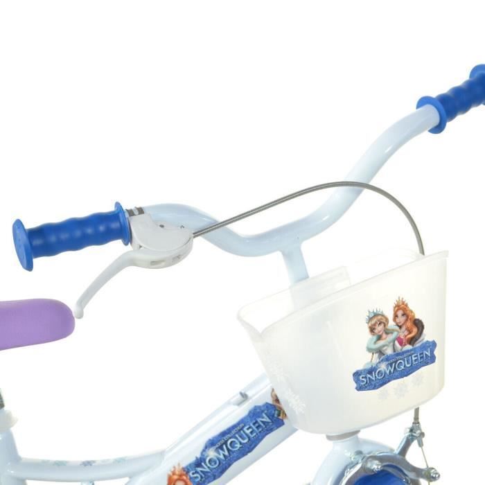 Kinderfiets van 30 cm - SNOW QUEEN - 30 cm - 3 tot 5 jaar - Blauw - Staal