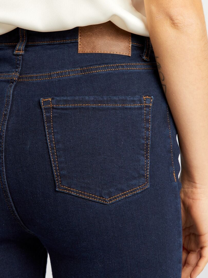Calça jeans skinny de cintura alta - AZUL