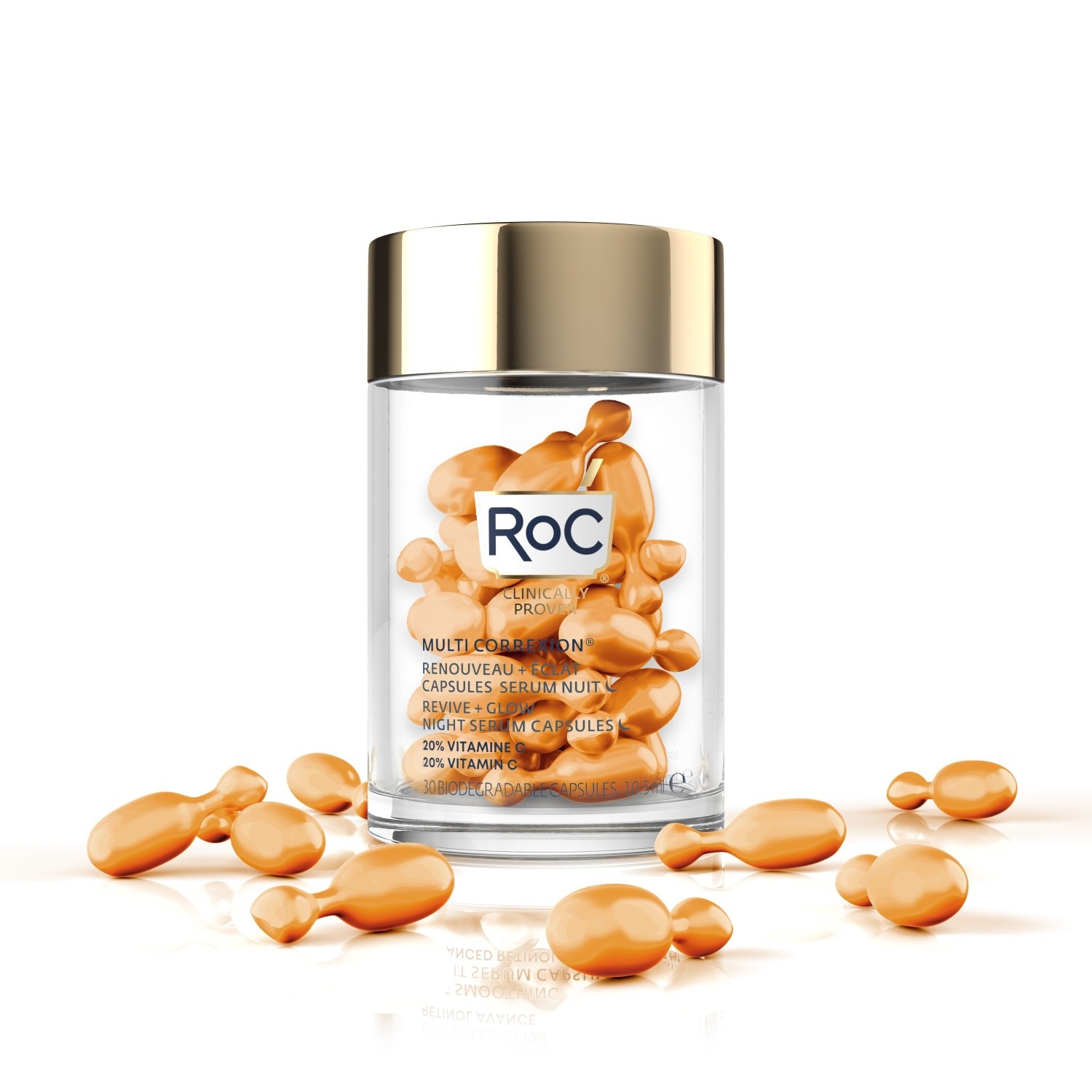 RoC RoC Renouveau + Éclat Capsules Sérum Nuit 30 capsules
