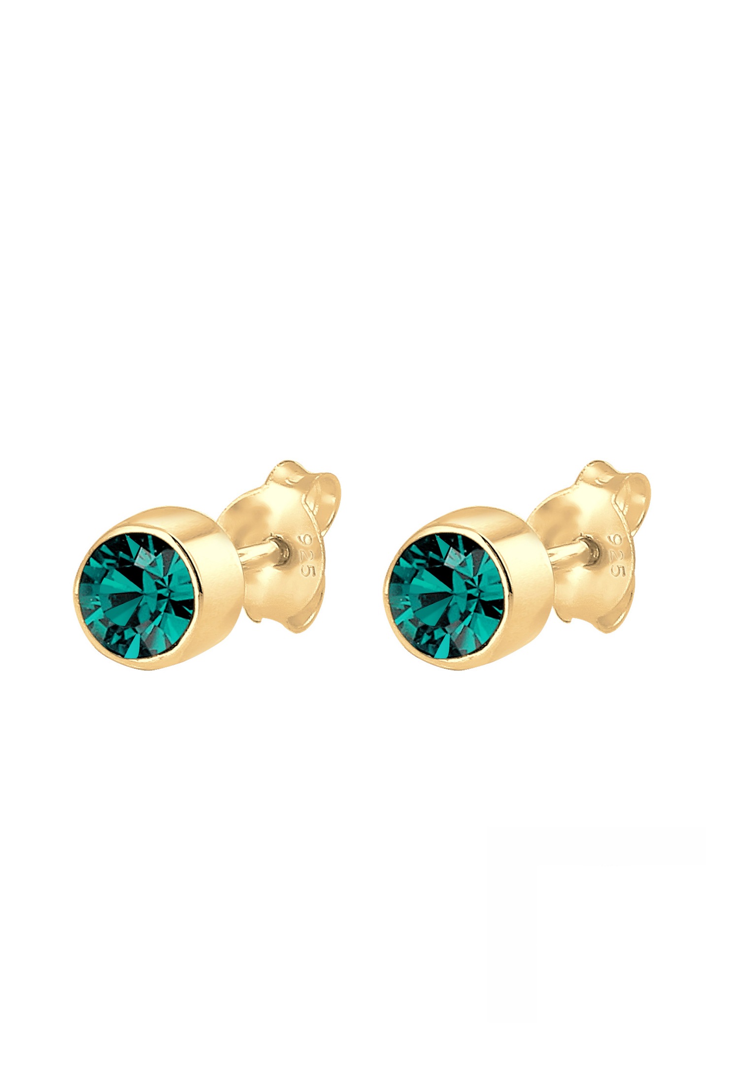 Elli Base Filigrane Cristal Boucles d'oreilles Femme - (925/1000) Argent