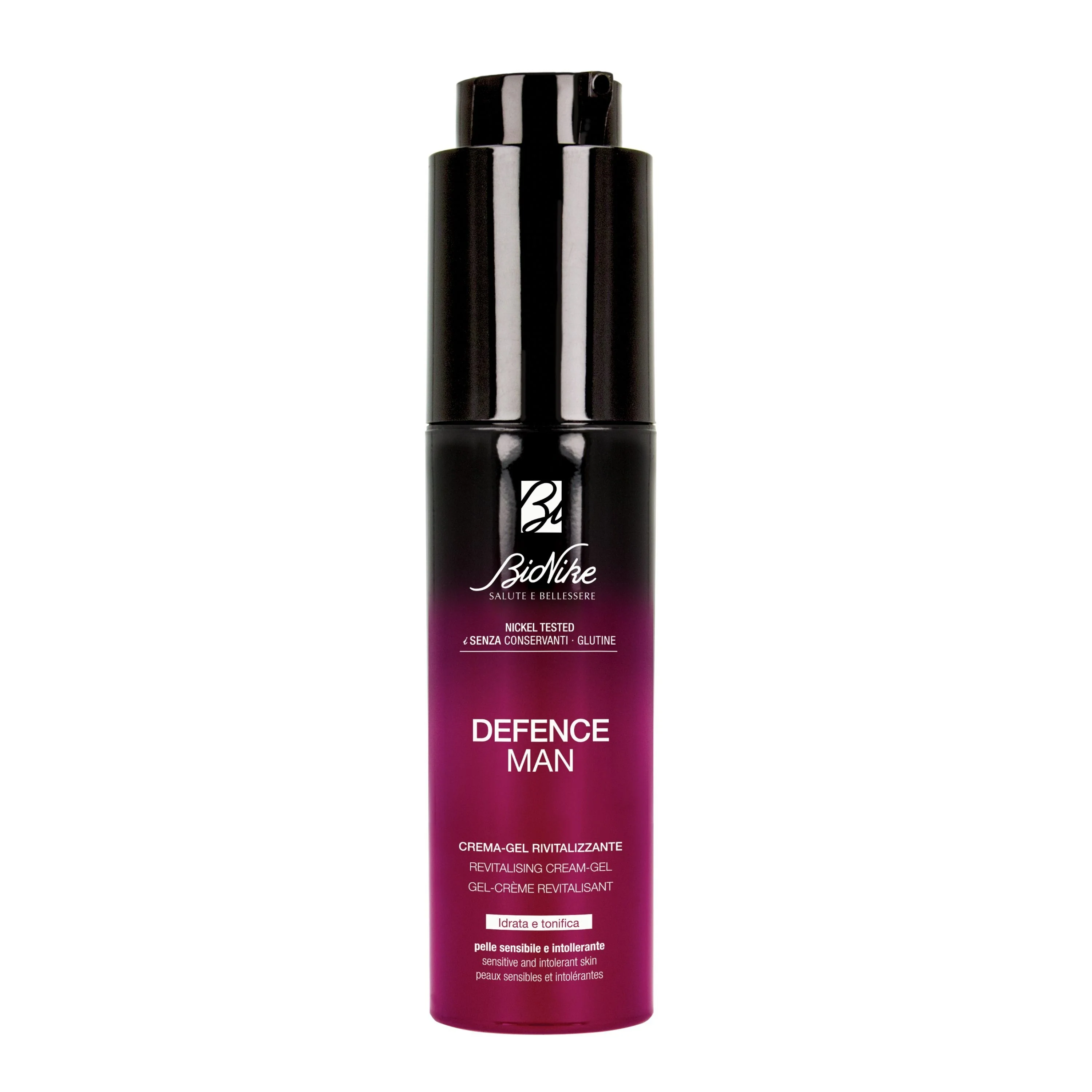 Defence Man Crema-gel rivitalizzante - Gel viso uso quotidiano, Crema viso uso quotidiano