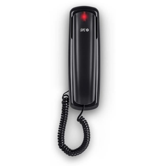 Téléphone filaire - SPC - ORIGINAL LITE 2 - Noir - 10 mémoires - Utilisation maison/bureau/hôtel