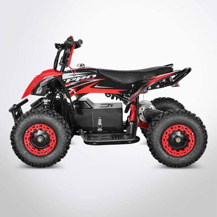 Quad de bolsillo TIRAX de 800 W - Mini quad eléctrico de 800 W para niños - Rojo