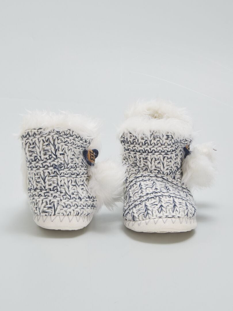 Botines forrados - GRIS