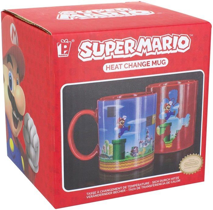 Taza térmica - PALADONE - Mario - Taza termosensible - 300 ml - Rojo