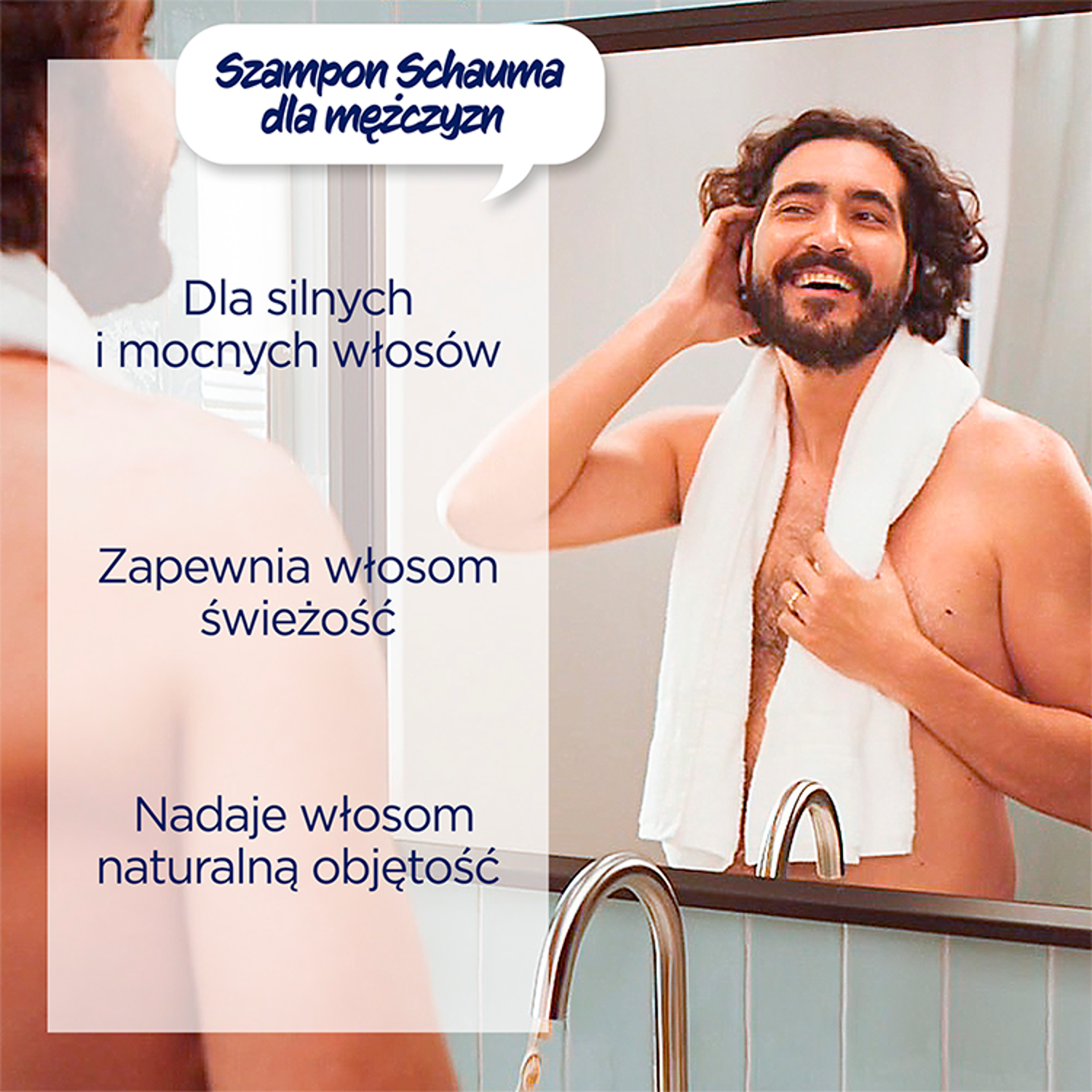 Schauma For Men Herren-Shampoo 400ml Stärkt und pflegt das Haar von Männern