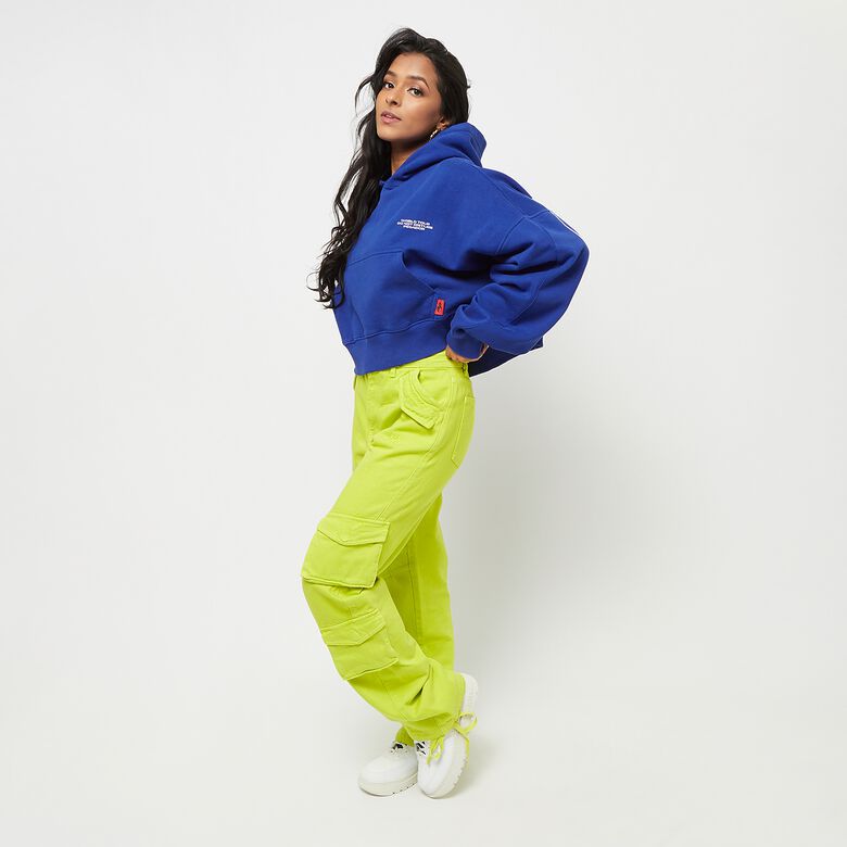 Vrena Oversized Cropped Hoodie