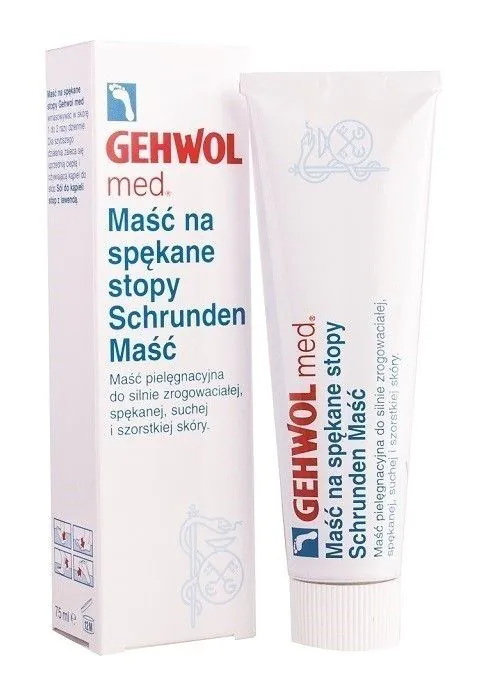 Gehwol Med Schrunden, Maść do stóp o zrogowaciałej i popękanej skórze