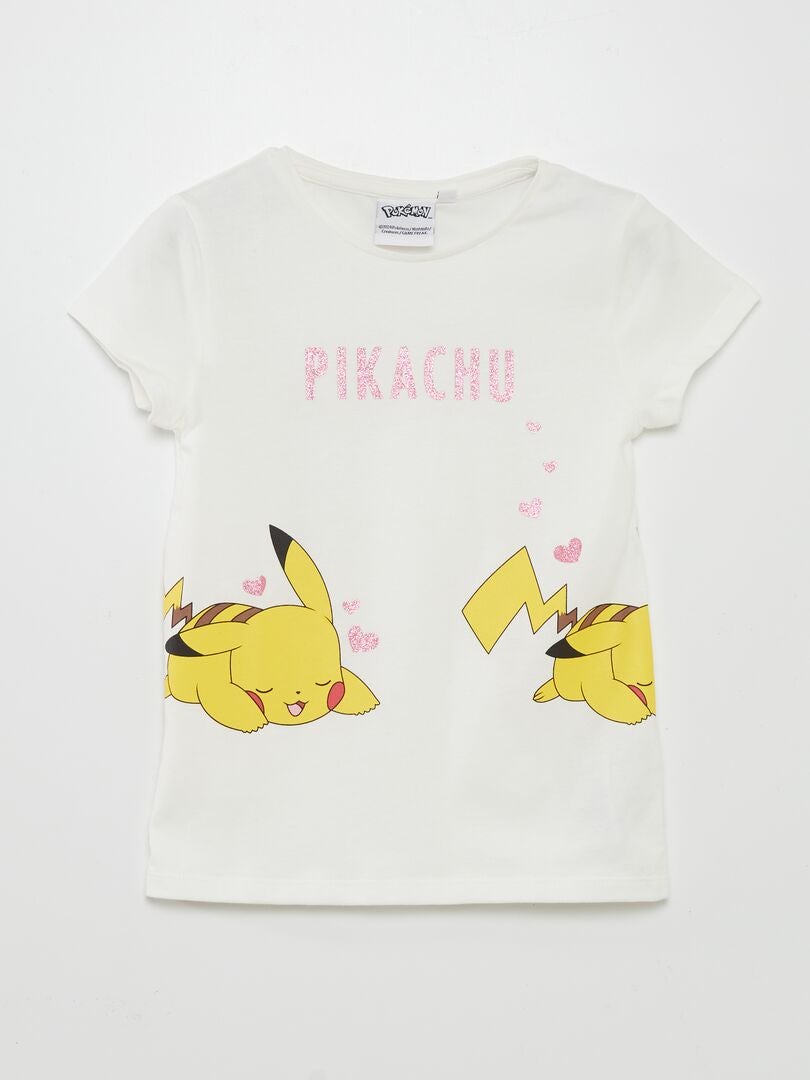 Camiseta de 'Pikachu' de 'Pokemon' - BEIGE