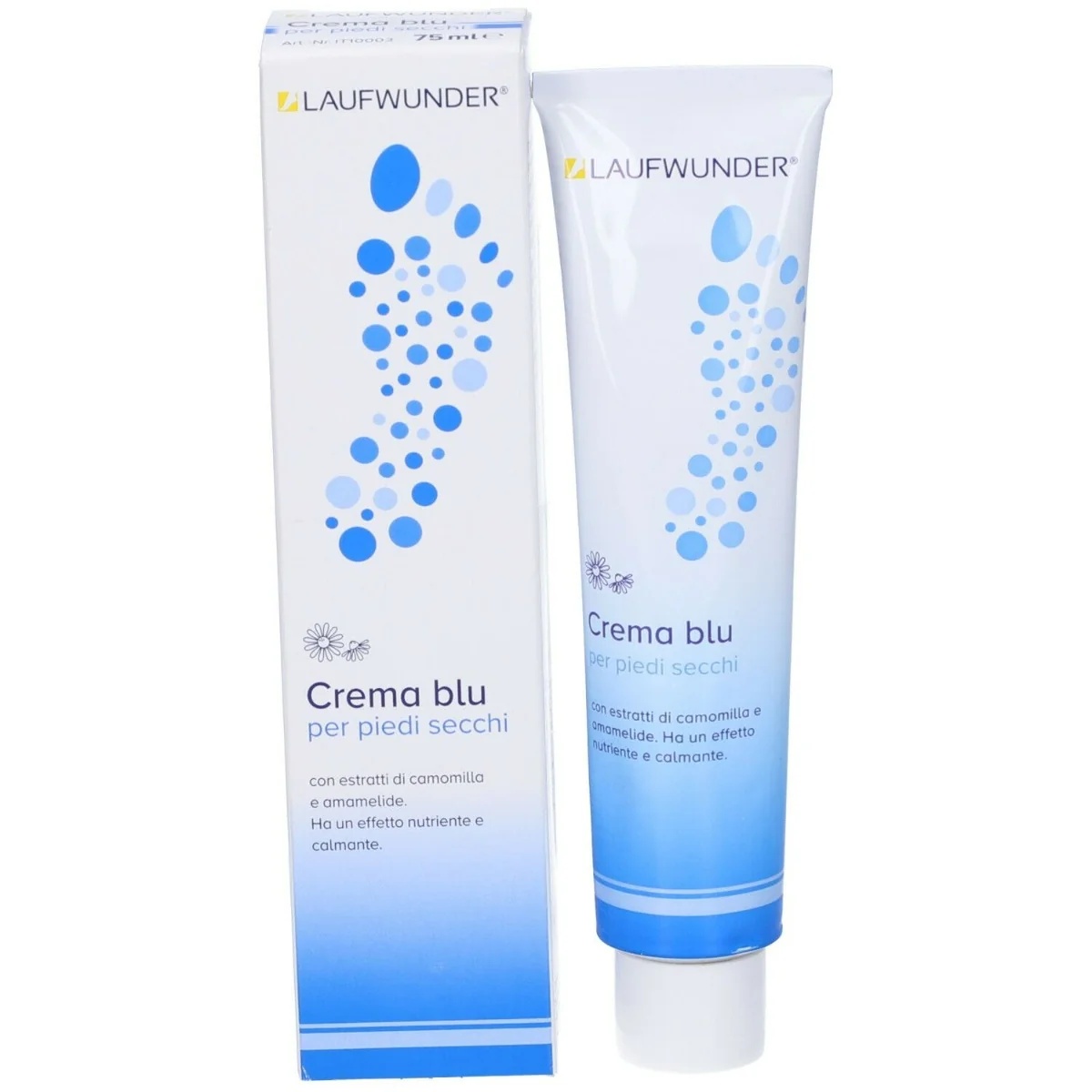 LAUFWUNDER Laufwunder Blue verzachtende crème voor ruwe en gebarsten huid 75 ml