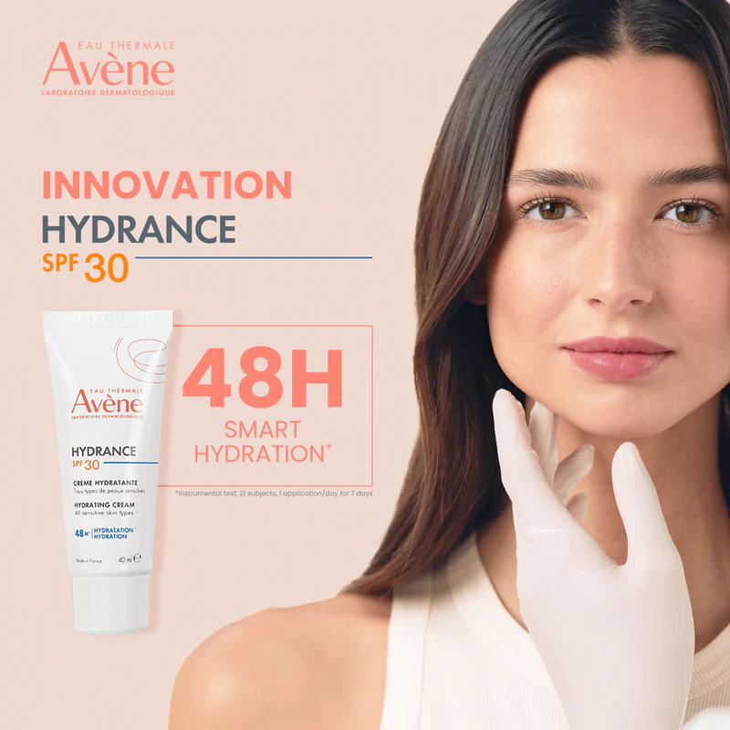 Avène Hydrance Creme Hidratante Rico em Proteção UV para pele sensível FPS 30