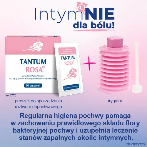 Tantum Rosa, Irygator do higieny intymnej