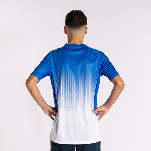 T-shirt à manches courtes Joma Tiger IV Royal White